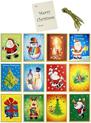 CHRISTMAS GIFTWRAP BAG TAG